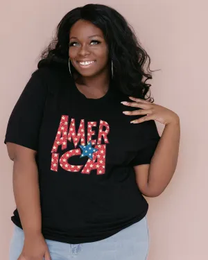 America Bold Stars | Black