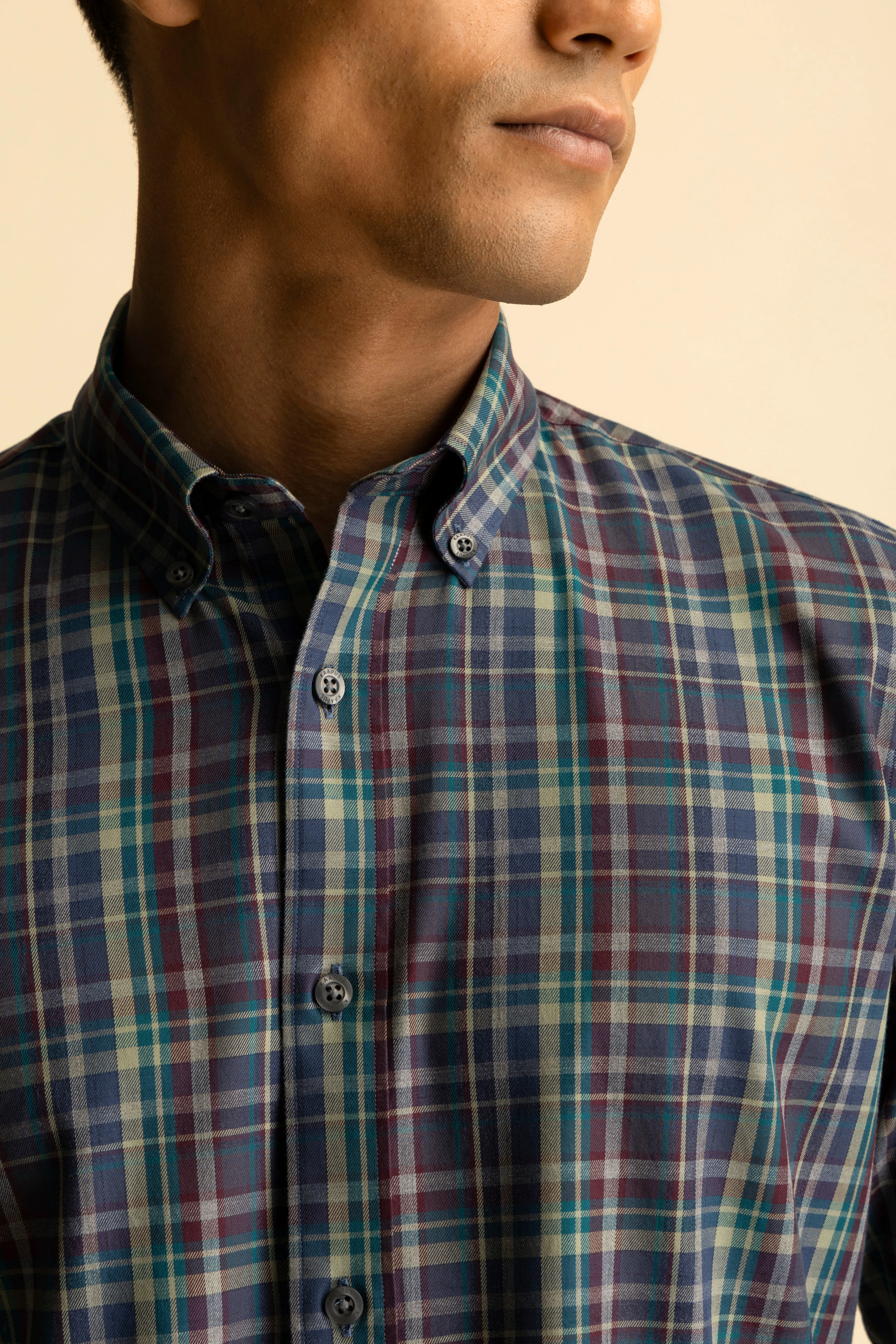 Ares Button-Down Check Shirt