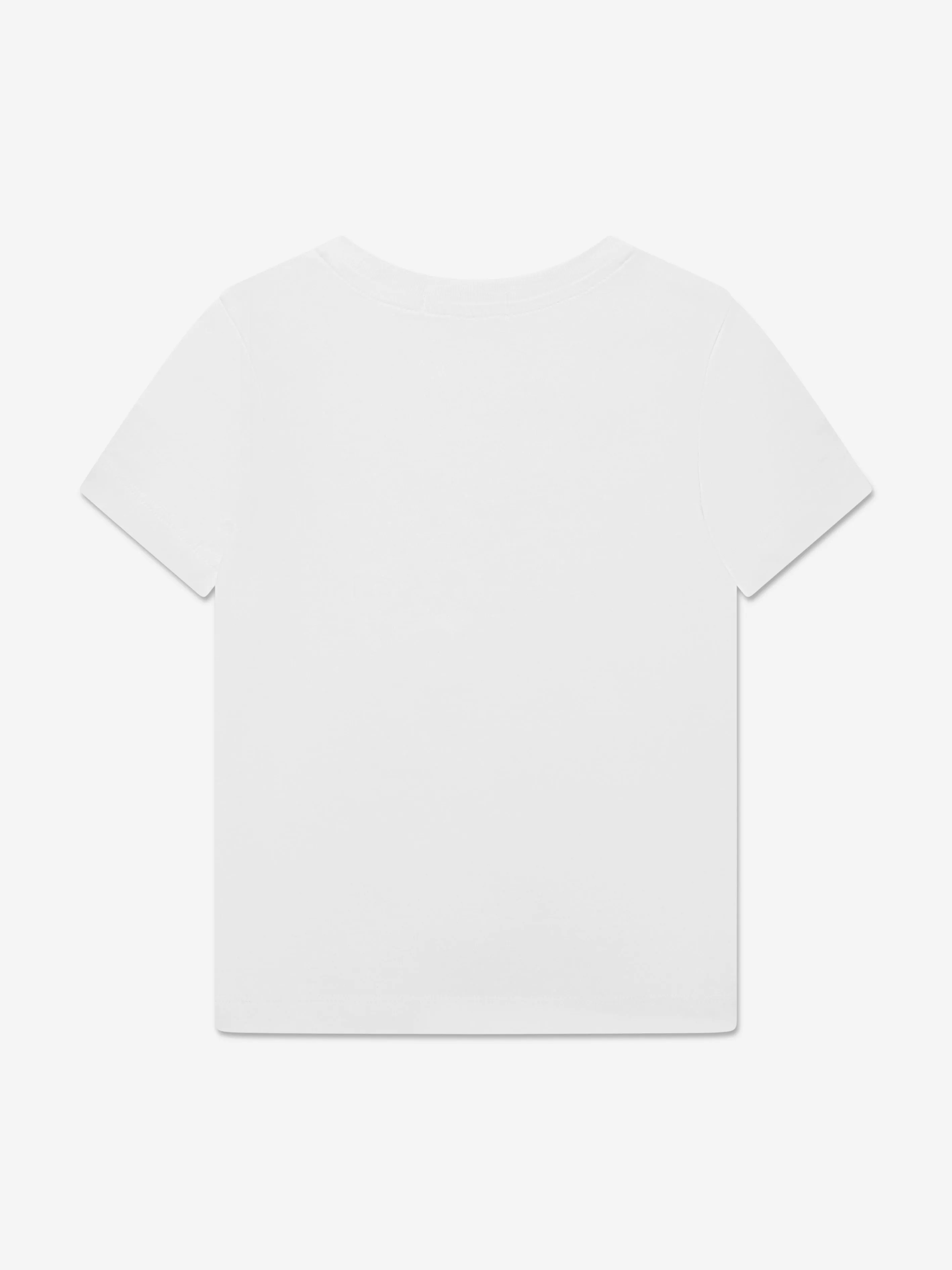 Calvin Klein Kids Monogram Logo T-Shirt in White