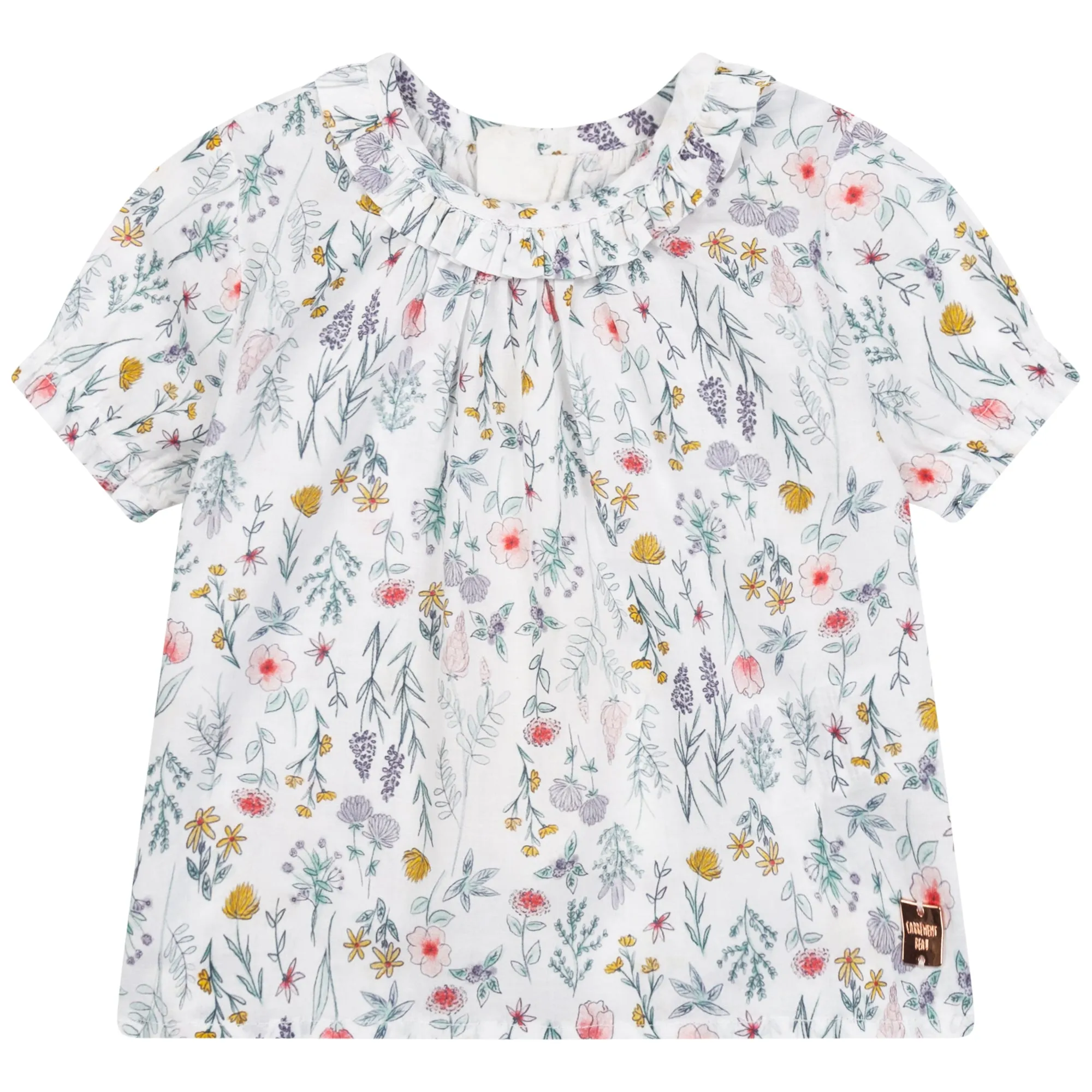 Carrément Beau Blouse Summer Infant White