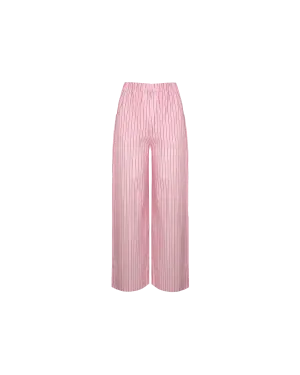 CASH PANT PINK RED STRIPE