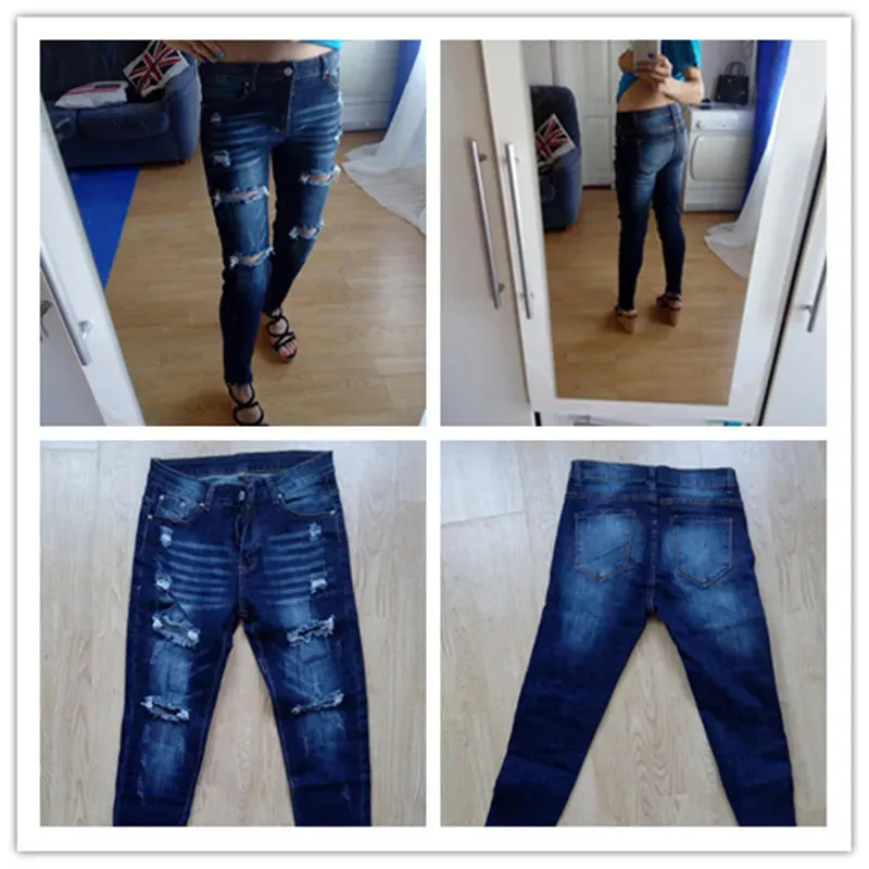 Distressed Boyfriend Jeans