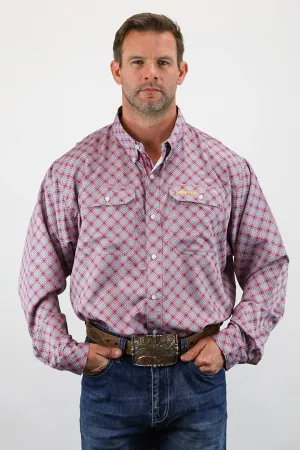 Drover Corral Vented Long Sleeve Button-Down