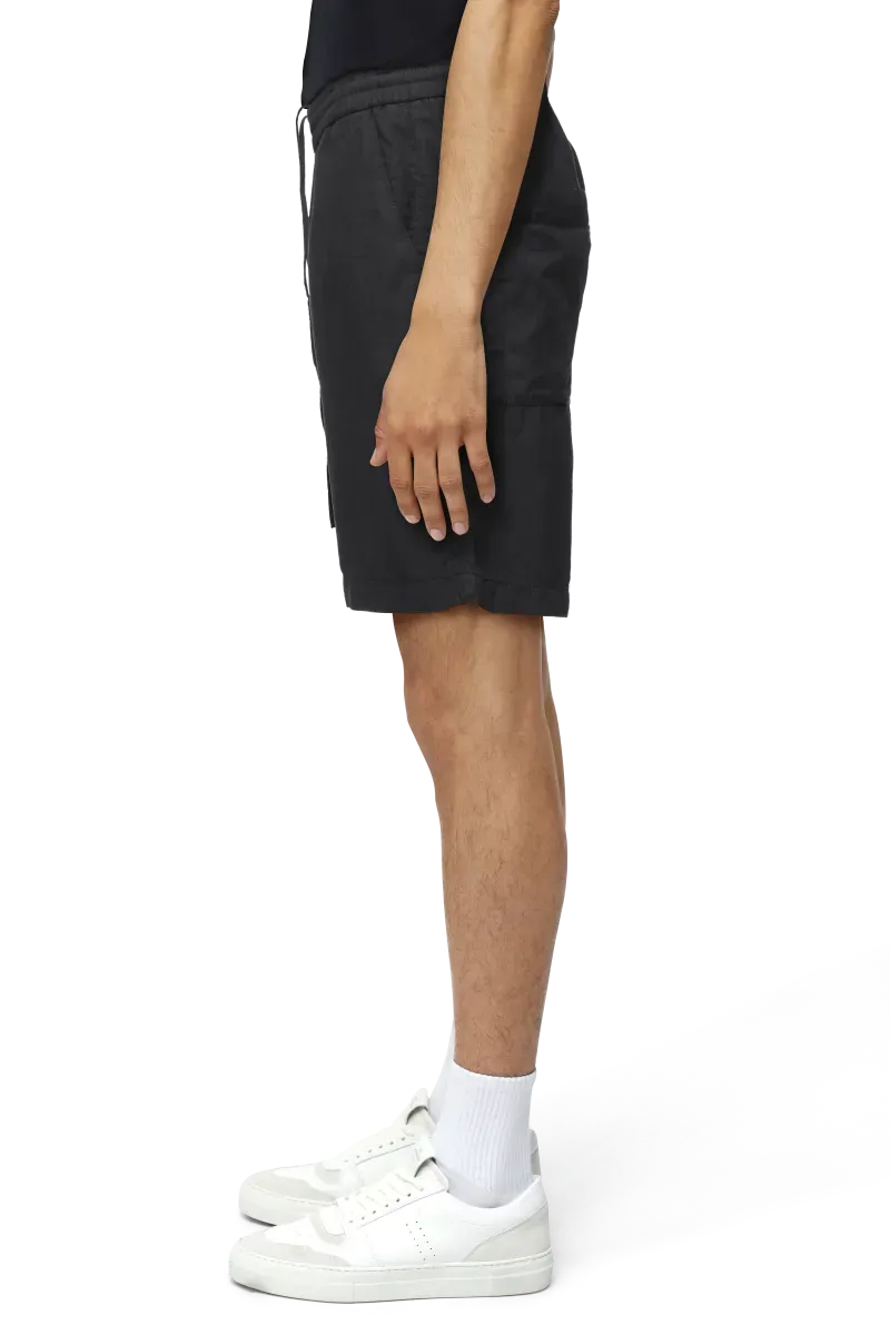 DRYKORN SAYO Basketball Shorts in Lyocell-Mix Black