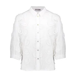 Geisha Blouse fancy circles