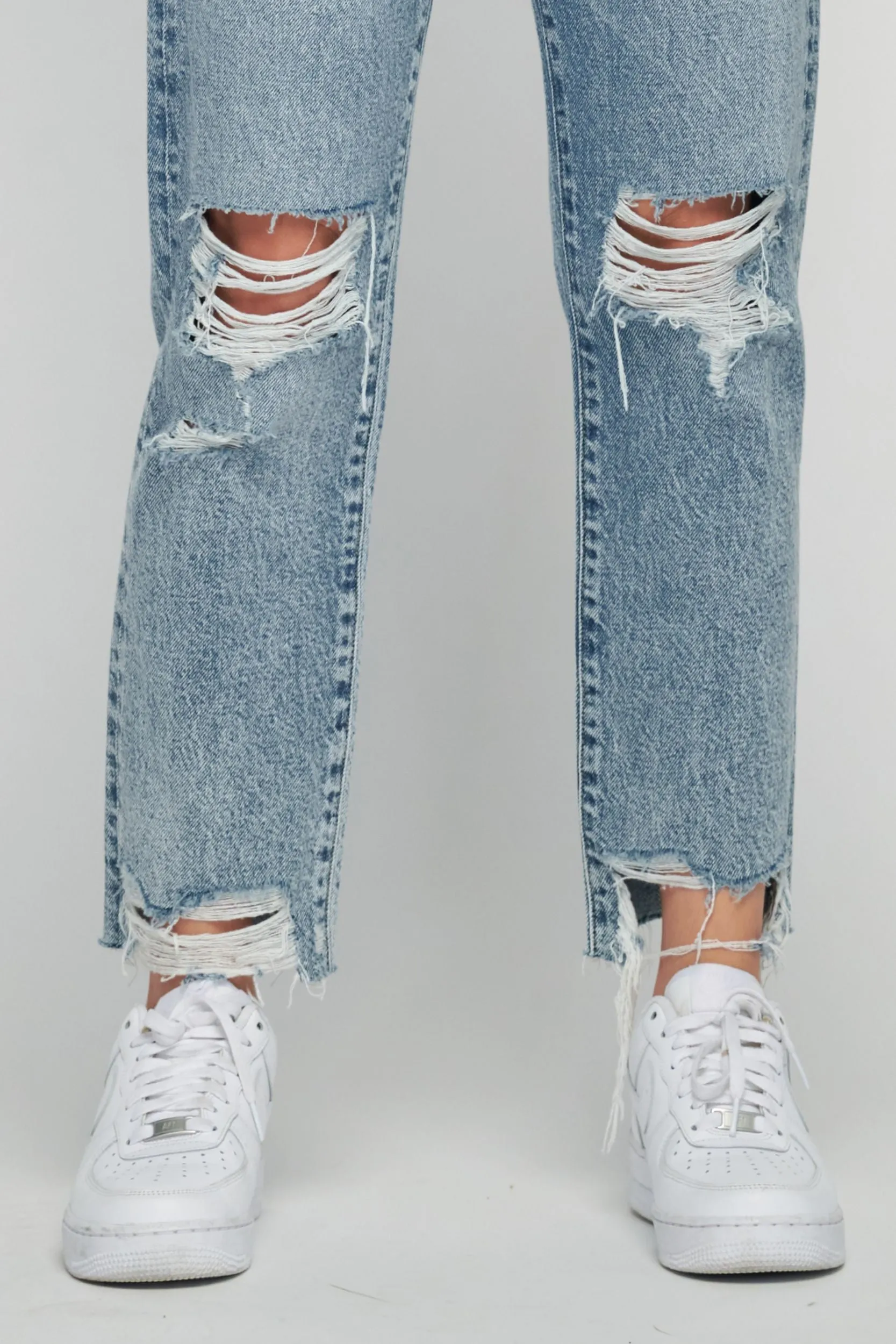 Hidden Tracey High Rise Acid Wash Cropped Straight Fit Jean