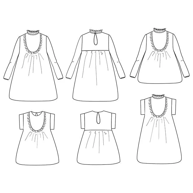 IDA Mum blouse & dress - Woman 34/46 - Paper Sewing Pattern
