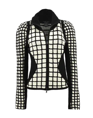 Knit Grid Jacket