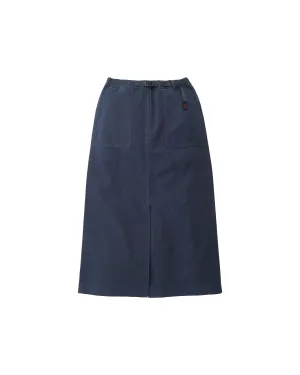 Long Baker Skirt - Double Navy