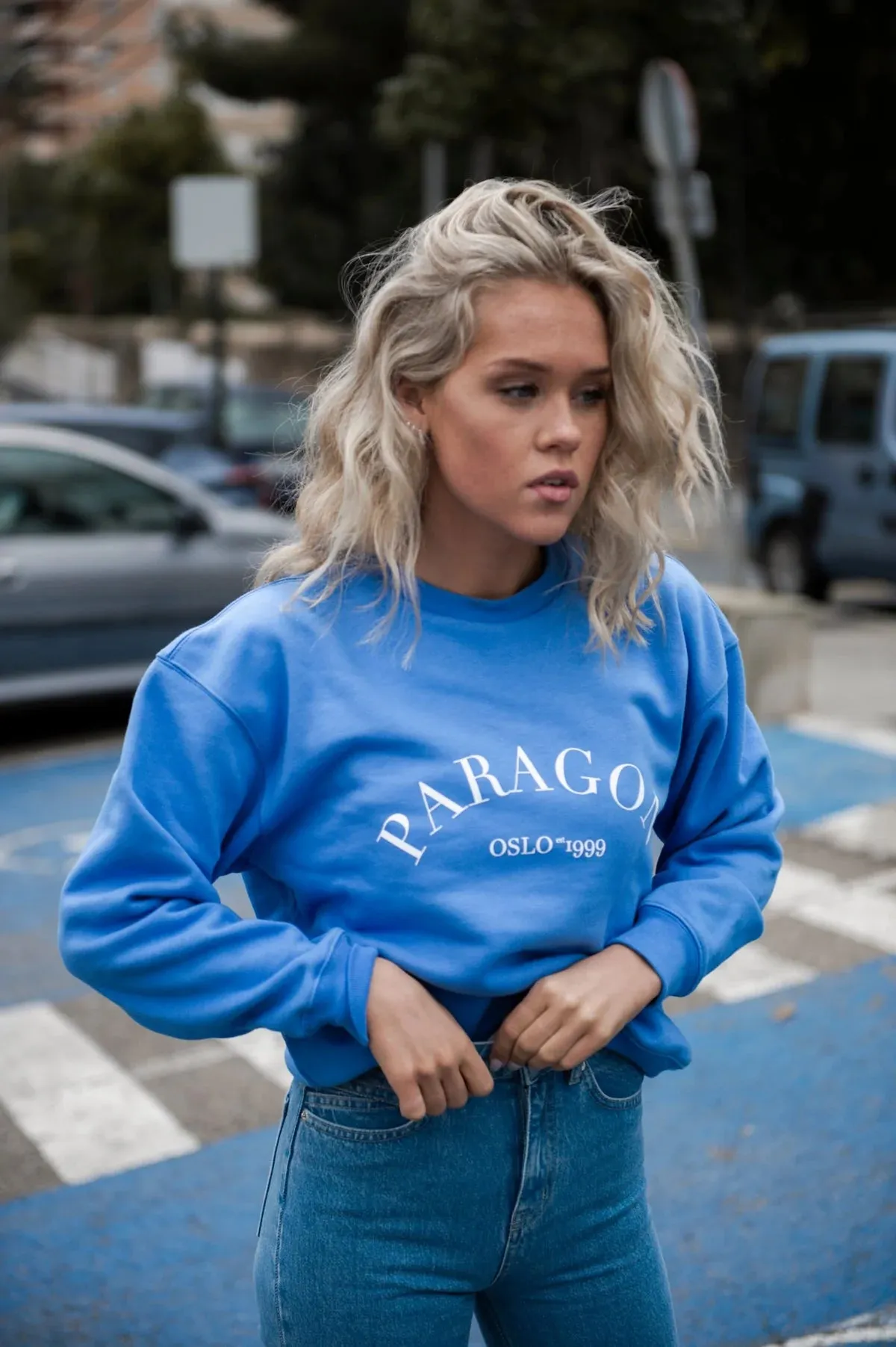 Mid Rise Vintage Straight - Light Blue