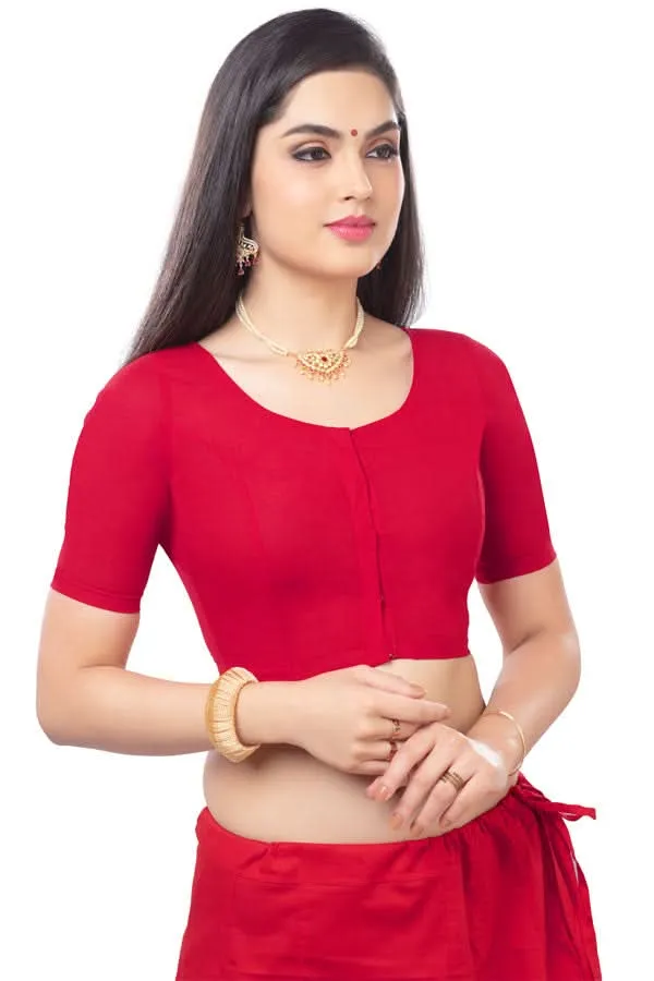 Naidu Hall Princess Cut Short Sleeve 2*2 Blouse
