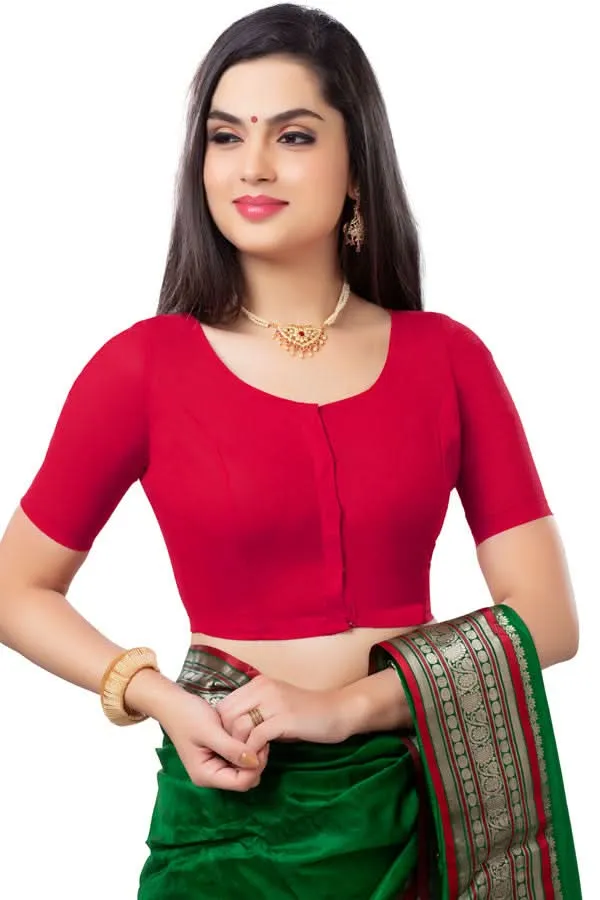 Naidu Hall Princess Cut Short Sleeve 2*2 Blouse