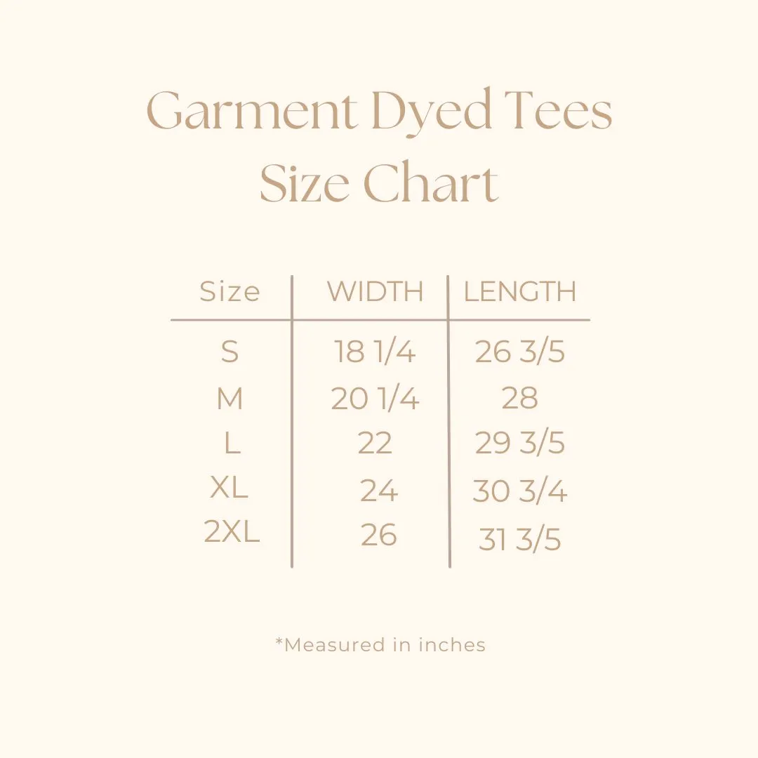 Noel Bold Cursive | Garment Dyed Tee