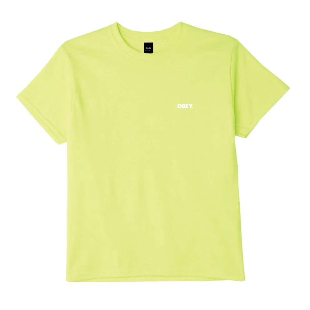 OBEY BOLD SHRUNKEN TEE // SAFETY GREEN