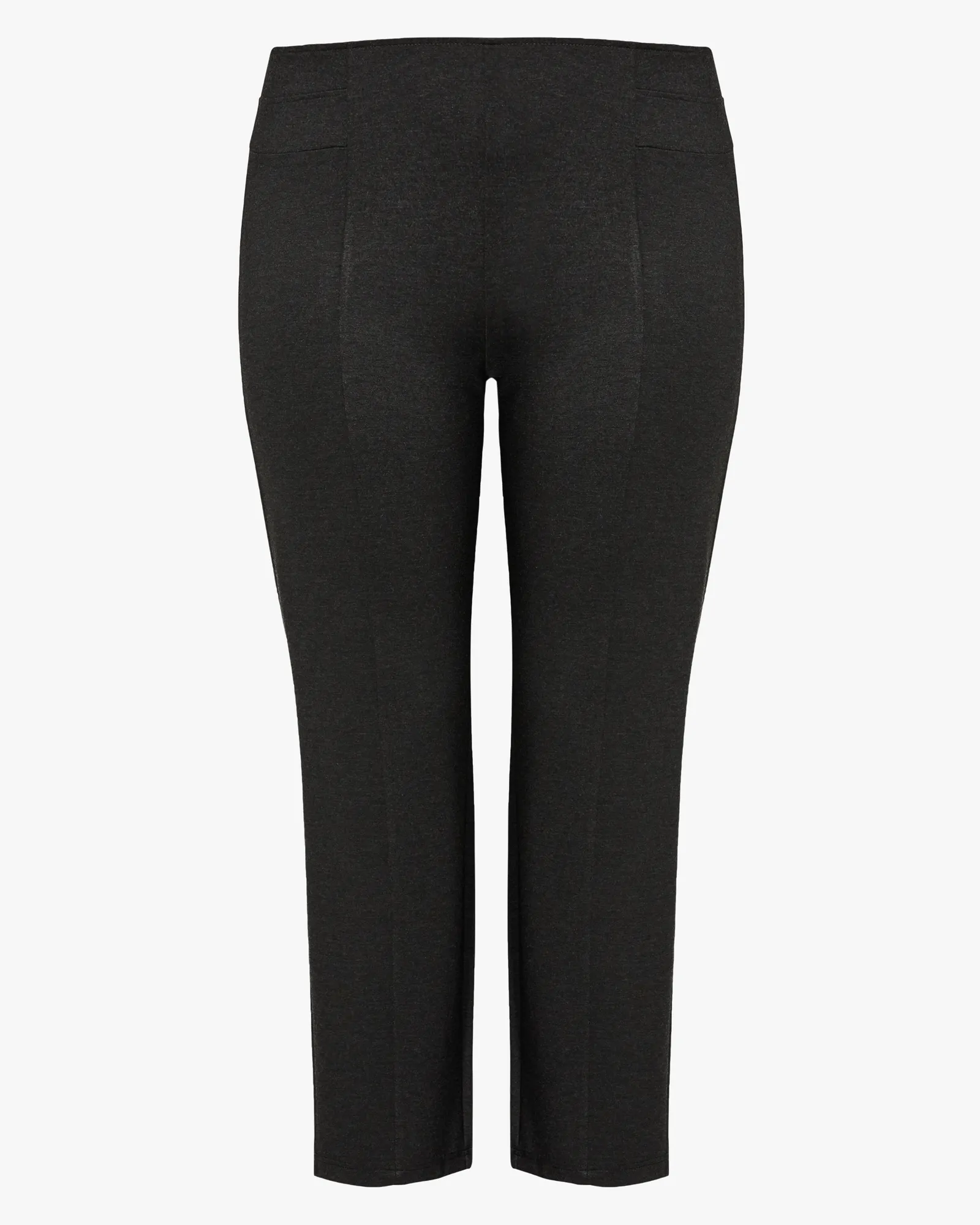 Ponte Seamed Straight Leg Pant | Charcoal Grey
