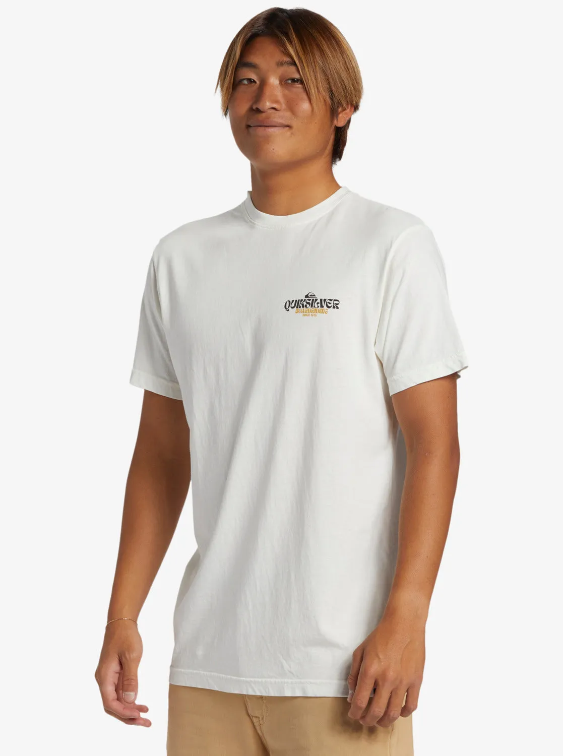 Quiksilver Bold Move Tee-Antique White