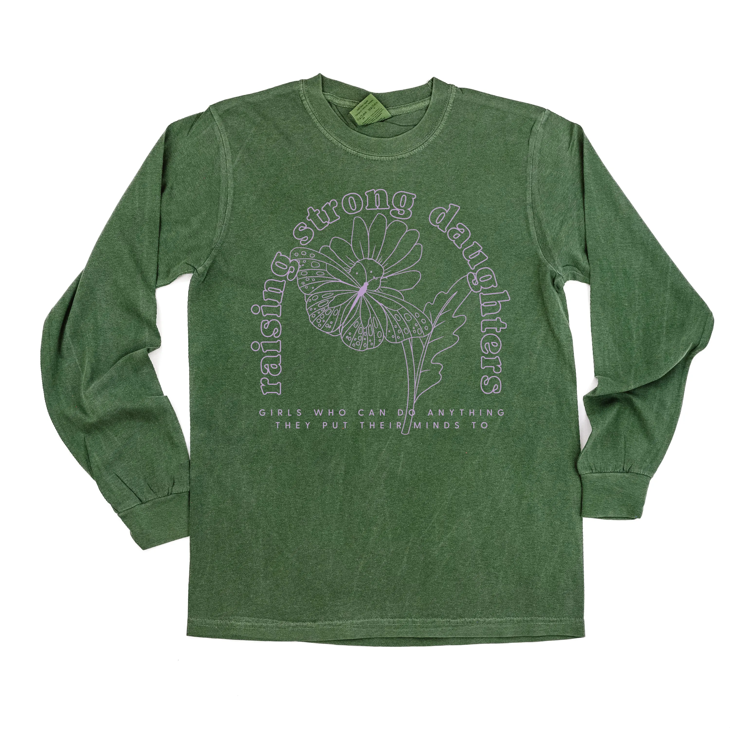 Raising Strong Daughters (Plural) - LONG SLEEVE COMFORT COLORS TEE