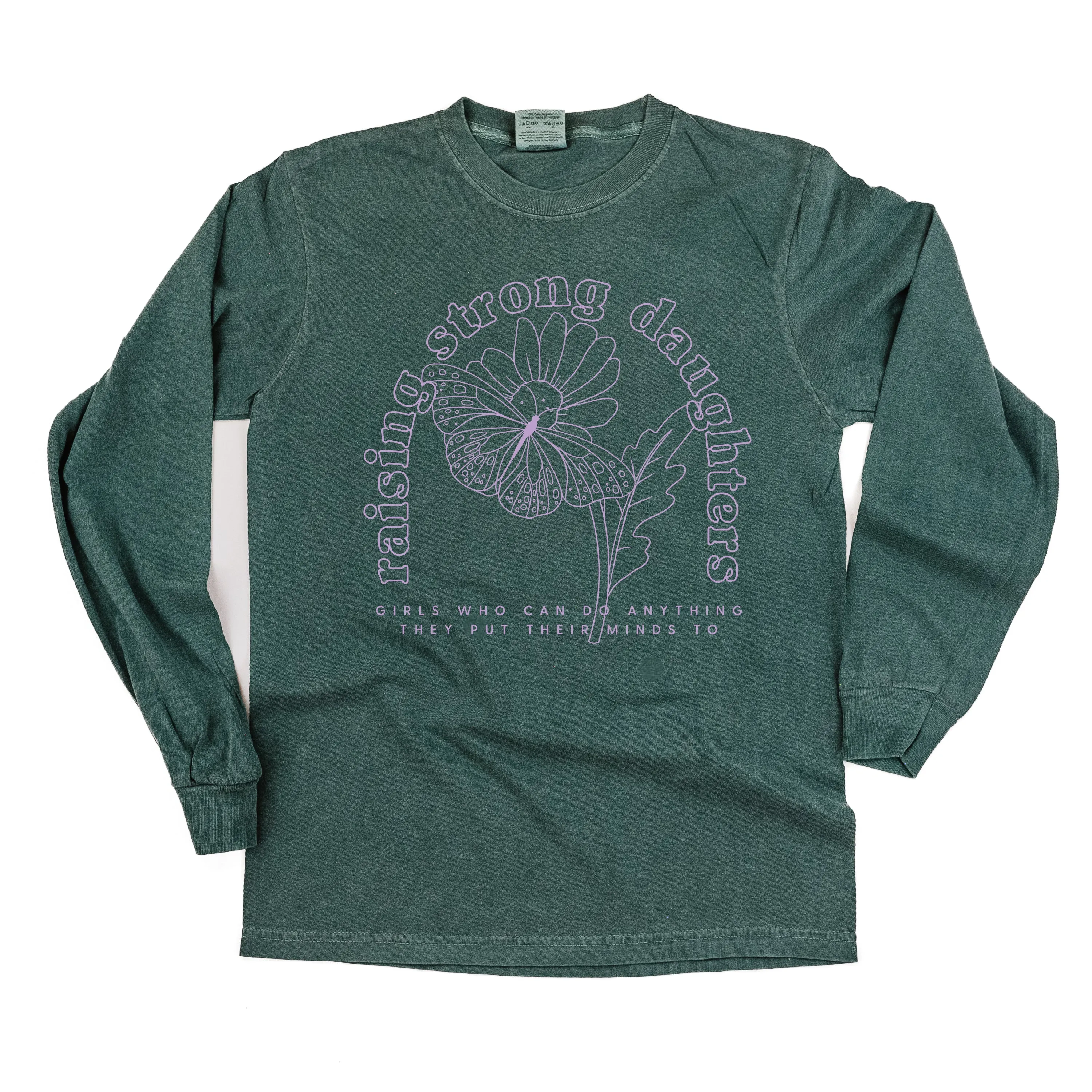 Raising Strong Daughters (Plural) - LONG SLEEVE COMFORT COLORS TEE