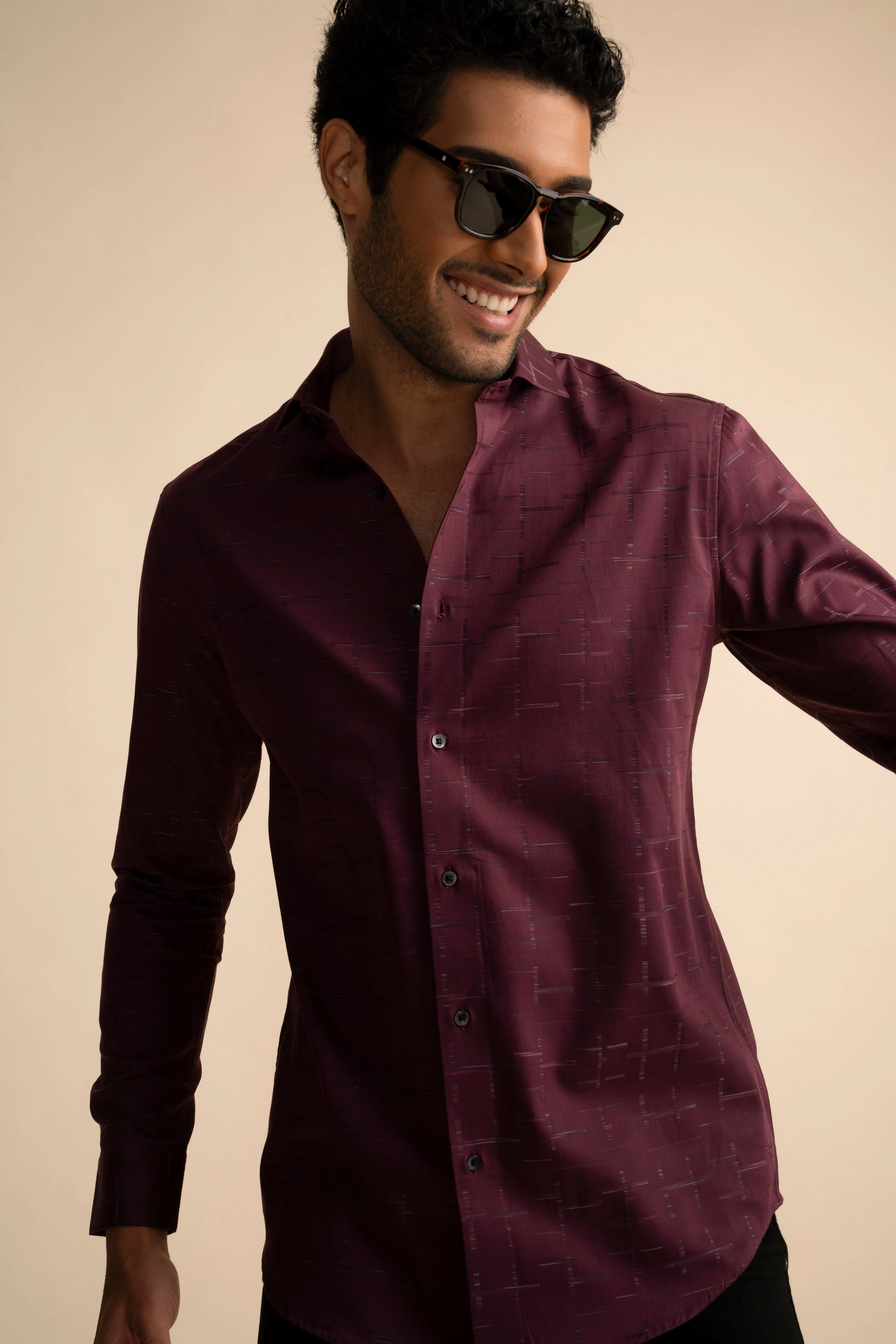 Regal Plum Shirt EOSS