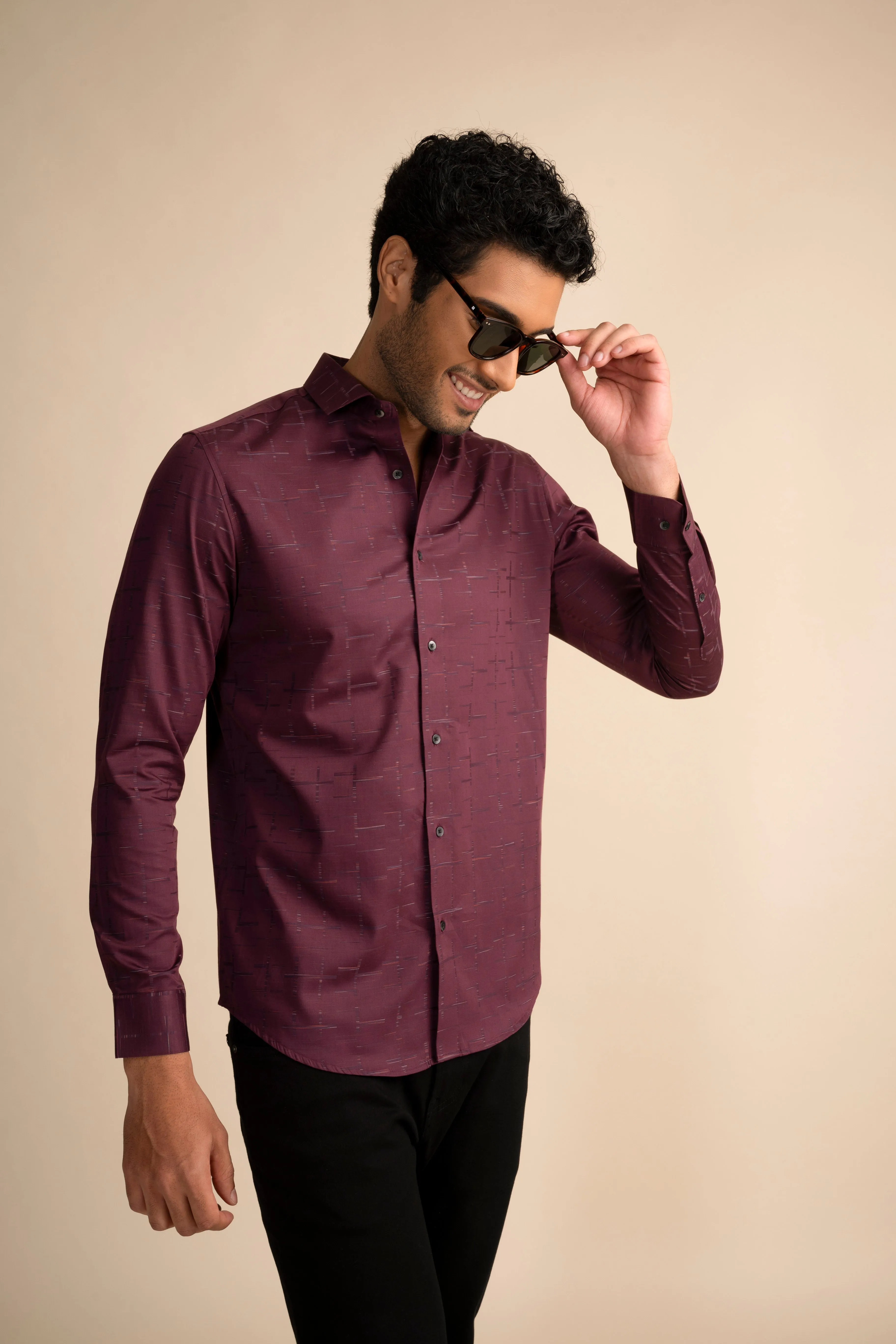 Regal Plum Shirt EOSS