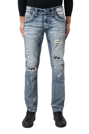 Rock Revival Men's Straight Denim Jeans