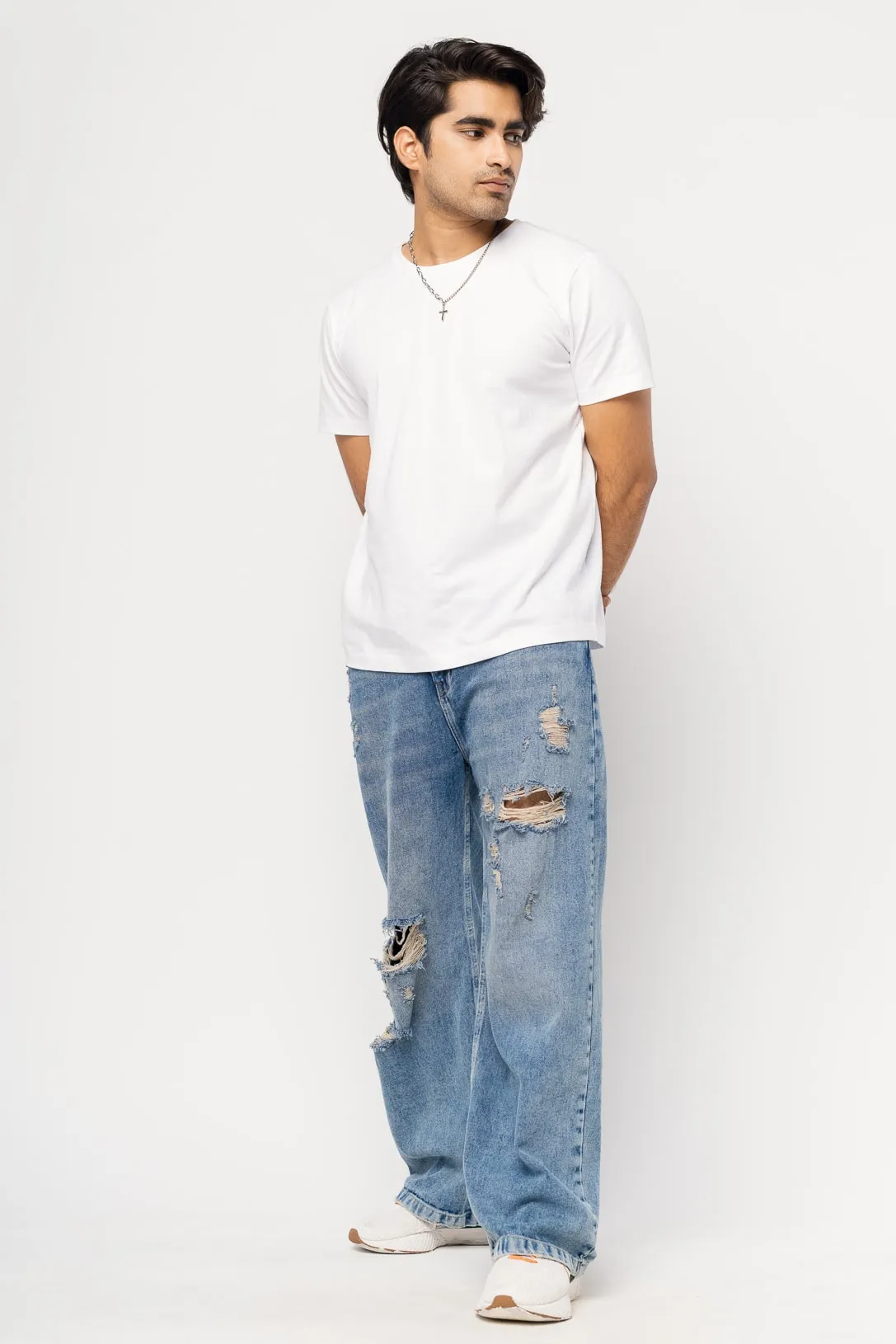 Scruffy Men's Straight Jeans