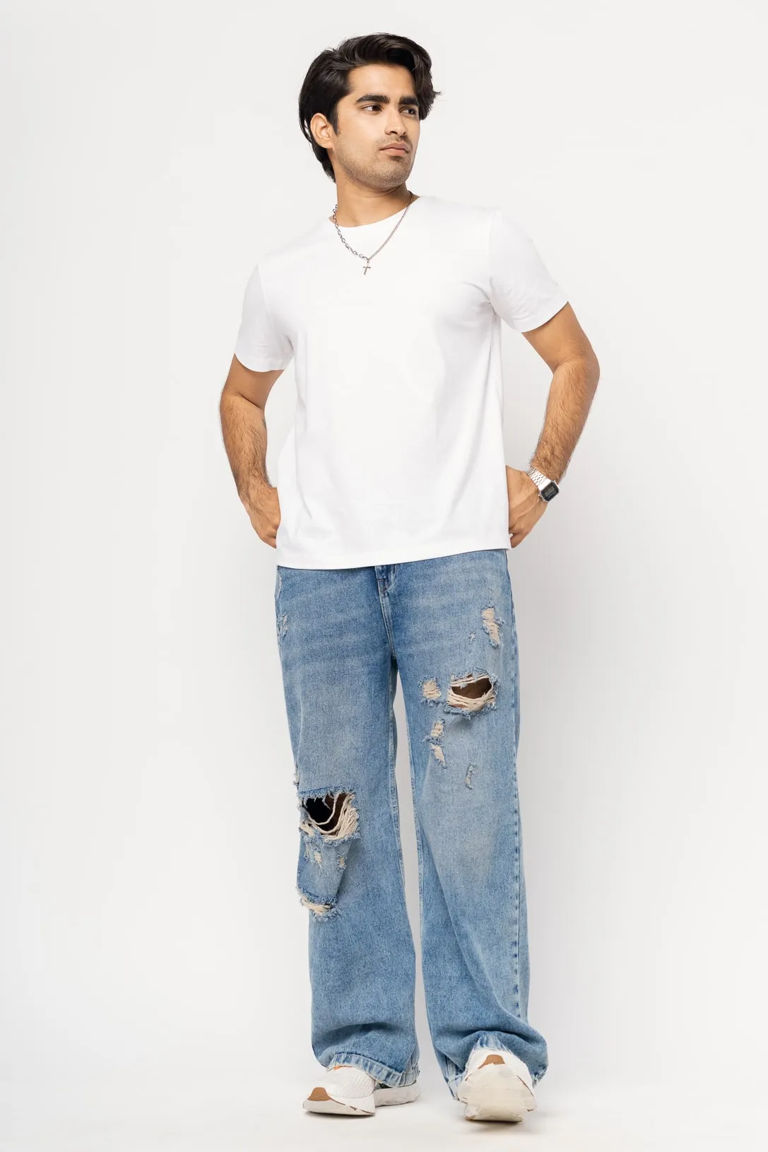 Scruffy Men's Straight Jeans