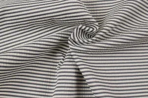 Seersucker Cotton Blend Stripes