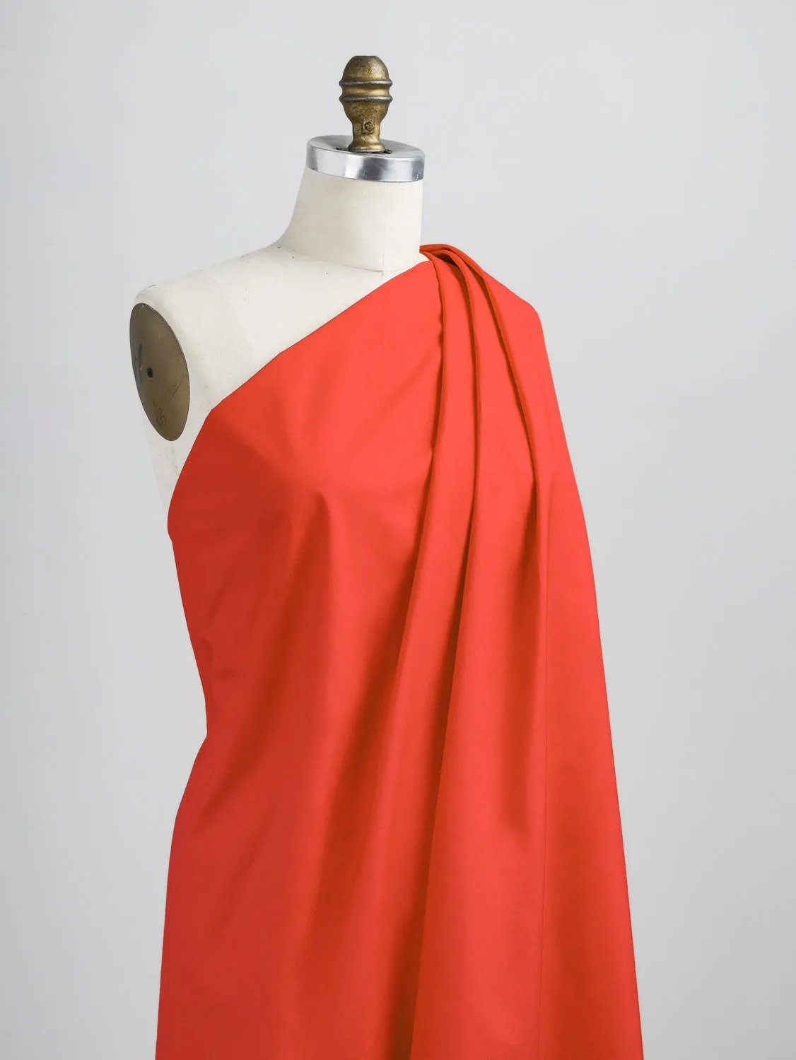 Signature Crisp Cotton Poplin - Poppy Red
