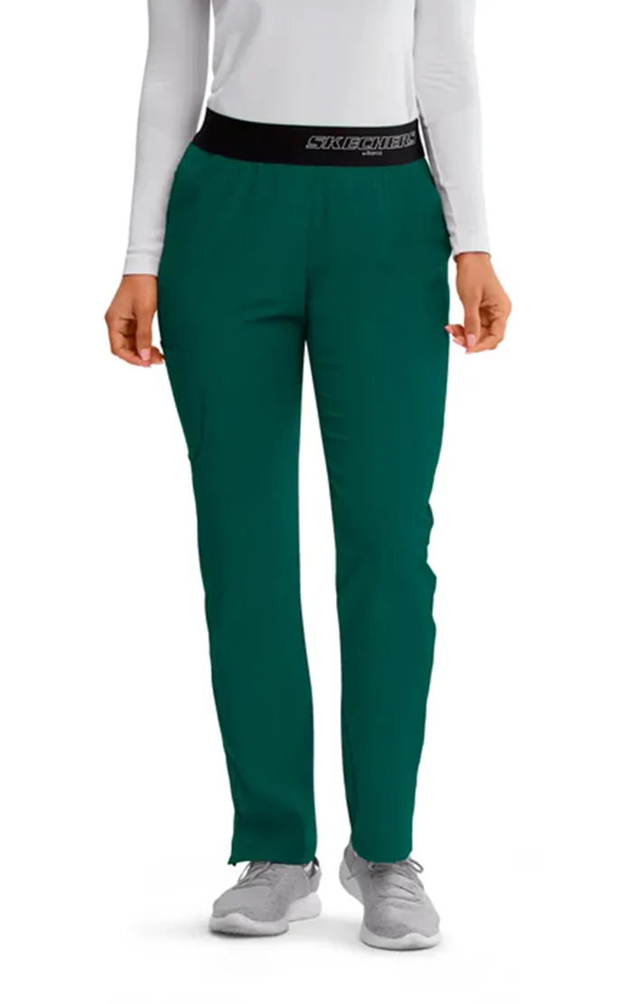 SKECHERS™ by Barco Breeze 3-Pocket Mid-Rise Straight Leg Scrub Pant-Tall