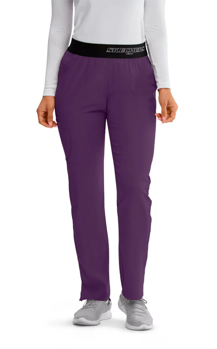 SKECHERS™ by Barco Breeze 3-Pocket Mid-Rise Straight Leg Scrub Pant-Tall