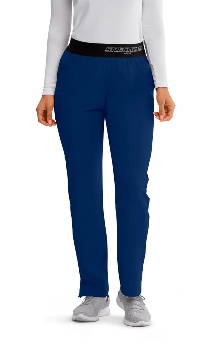 SKECHERS™ by Barco Breeze 3-Pocket Mid-Rise Straight Leg Scrub Pant-Tall