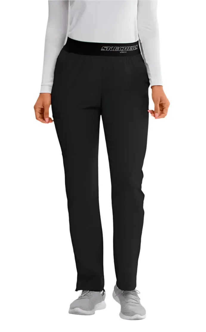 SKECHERS™ by Barco Breeze 3-Pocket Mid-Rise Straight Leg Scrub Pant-Tall