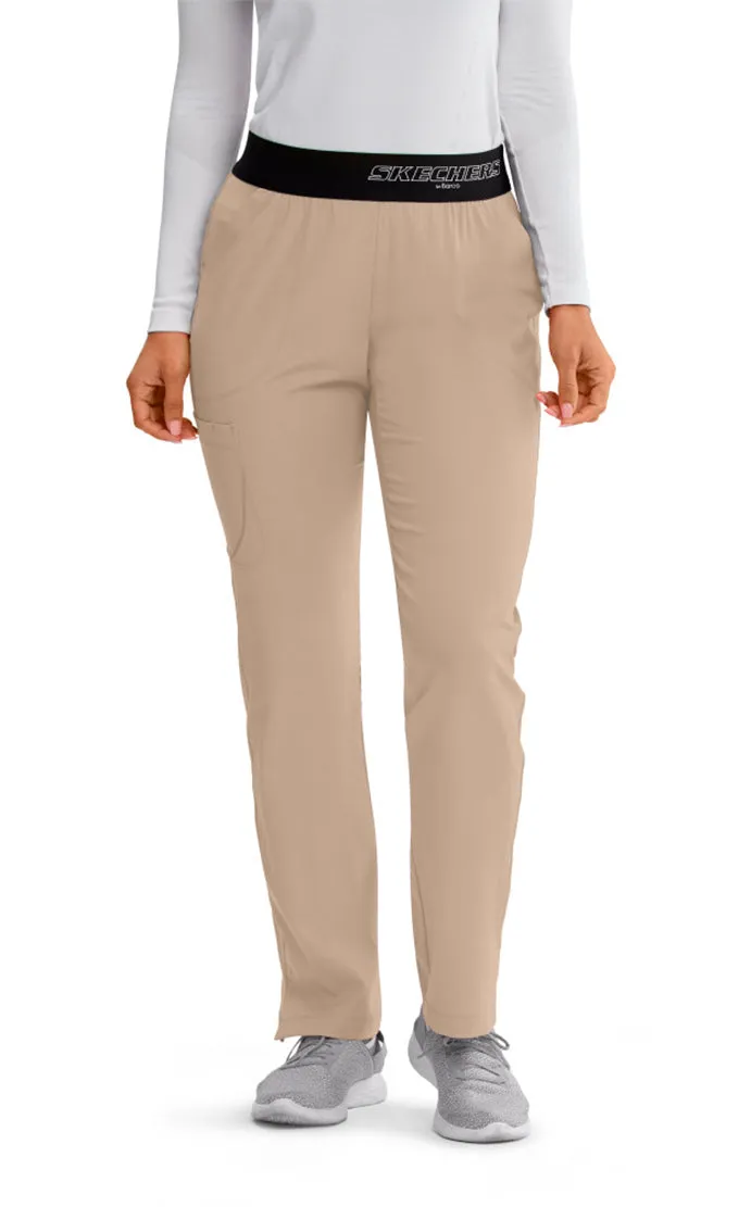 SKECHERS™ by Barco Breeze 3-Pocket Mid-Rise Straight Leg Scrub Pant-Tall