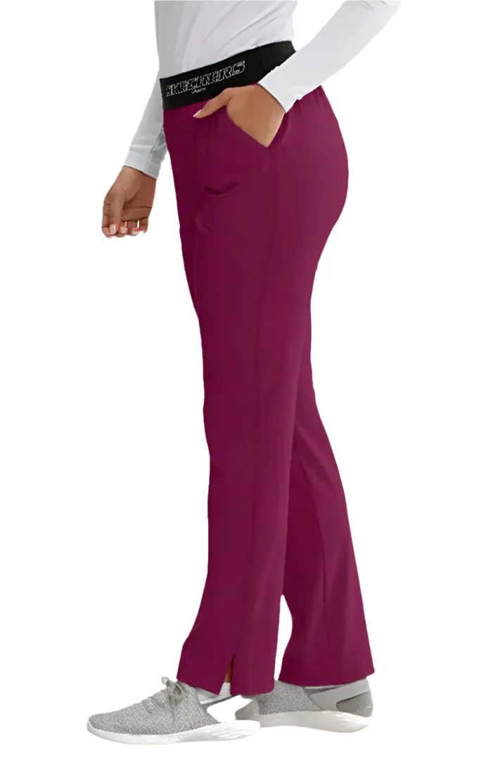 SKECHERS™ by Barco Breeze 3-Pocket Mid-Rise Straight Leg Scrub Pant-Tall