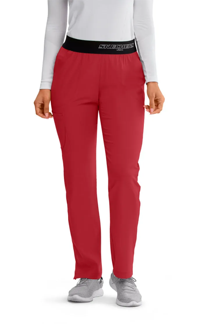 SKECHERS™ by Barco Breeze 3-Pocket Mid-Rise Straight Leg Scrub Pant-Tall