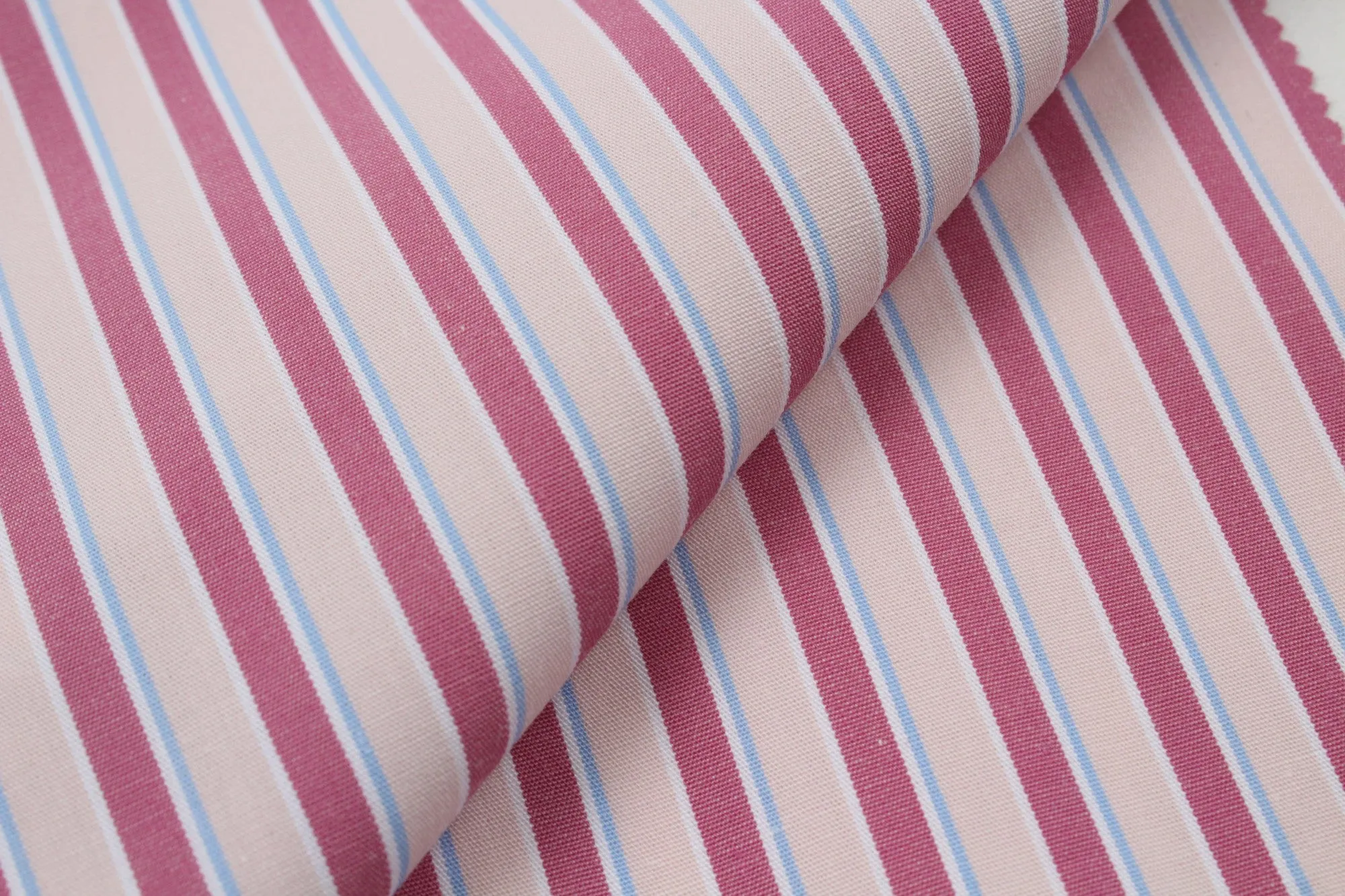 Soft Organic Cotton Poplin - Fancy Stripes - 6 Variants Available