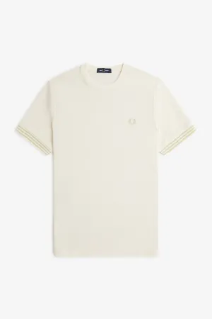 STRIPED CUFF T-SHIRT