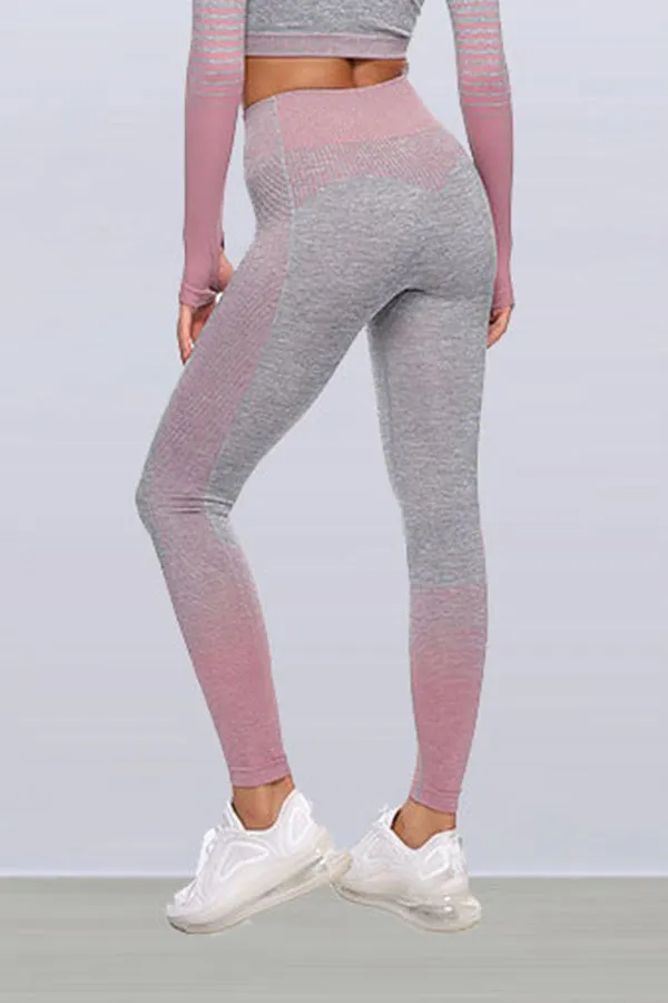 Striped Sporty Yoga Pants