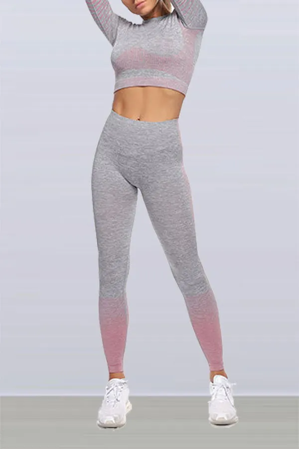 Striped Sporty Yoga Pants