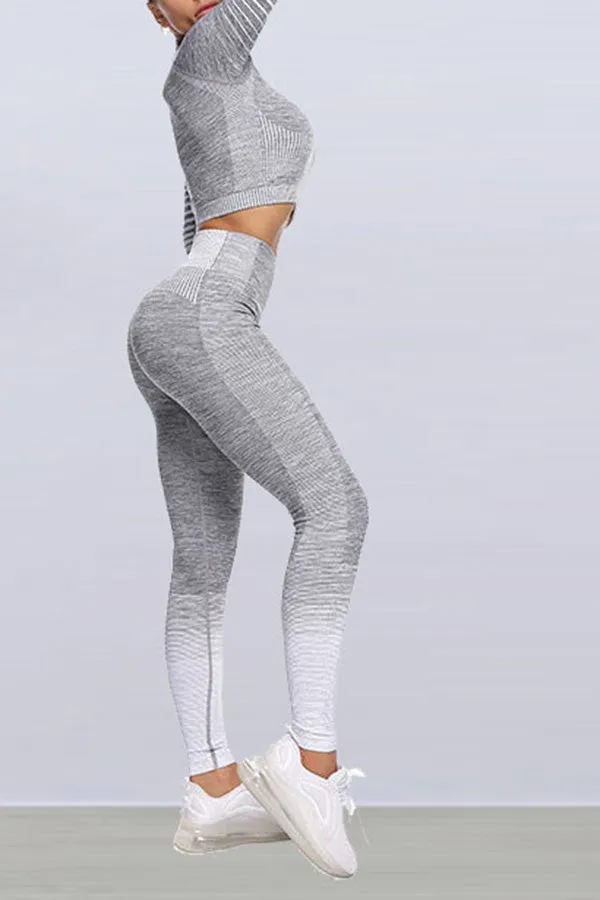 Striped Sporty Yoga Pants
