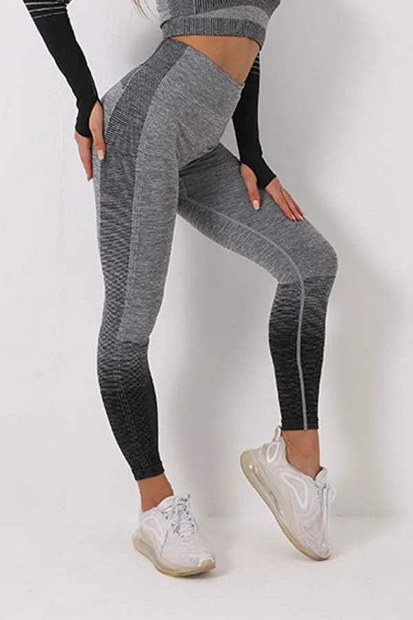 Striped Sporty Yoga Pants