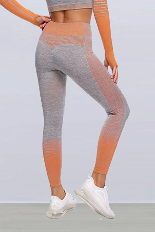 Striped Sporty Yoga Pants