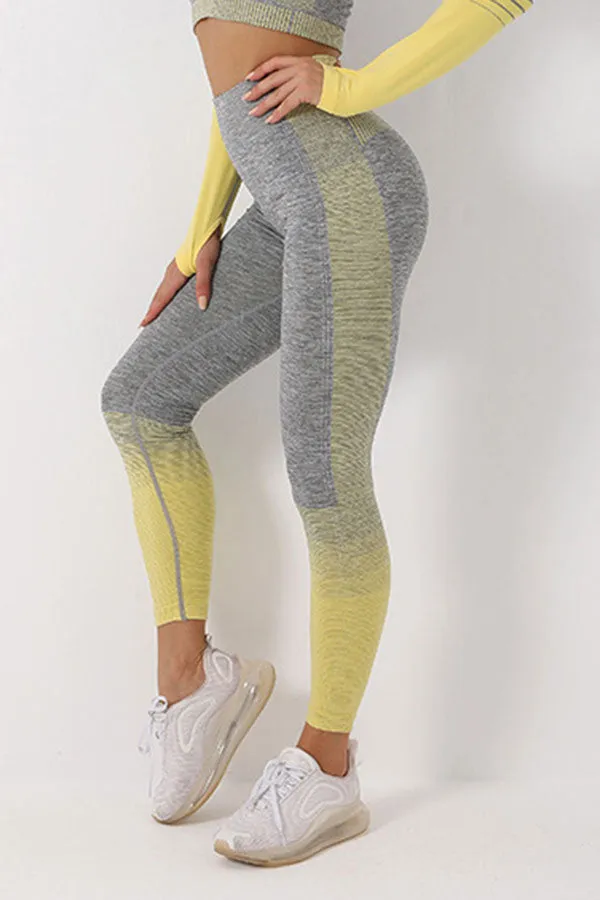 Striped Sporty Yoga Pants