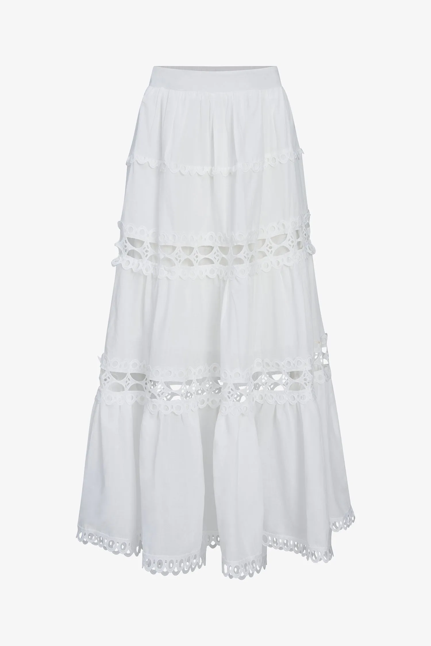 Tiered Cotton Skirt | Ema&Carla