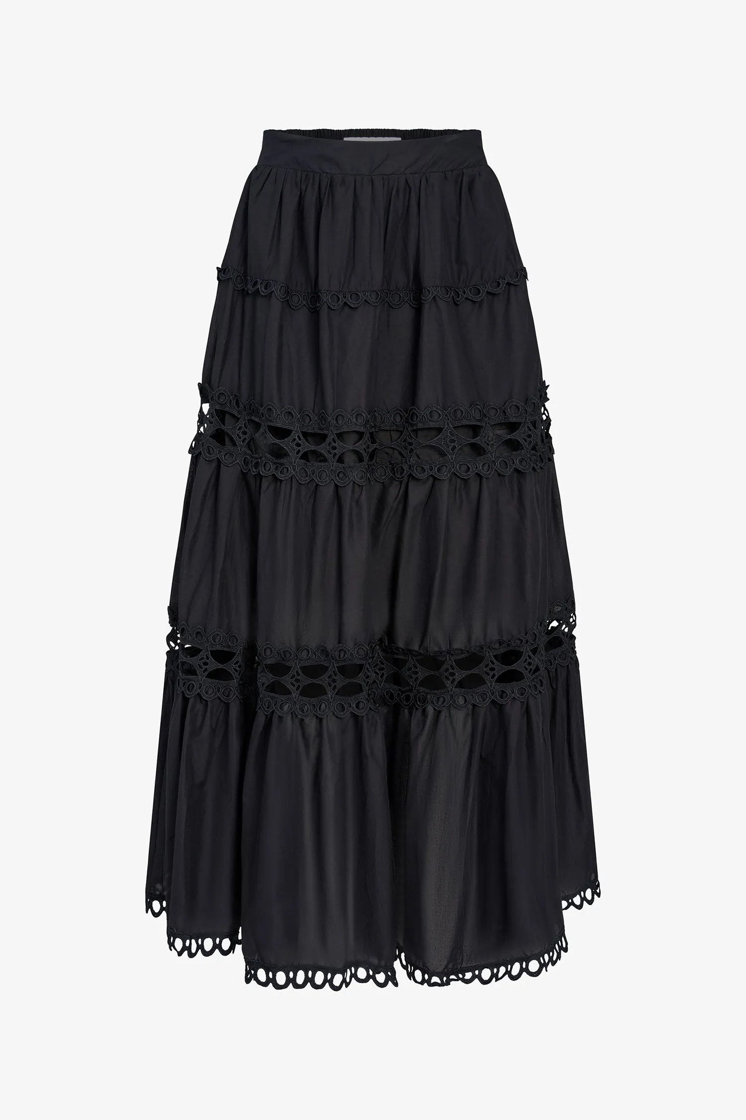 Tiered Cotton Skirt | Ema&Carla